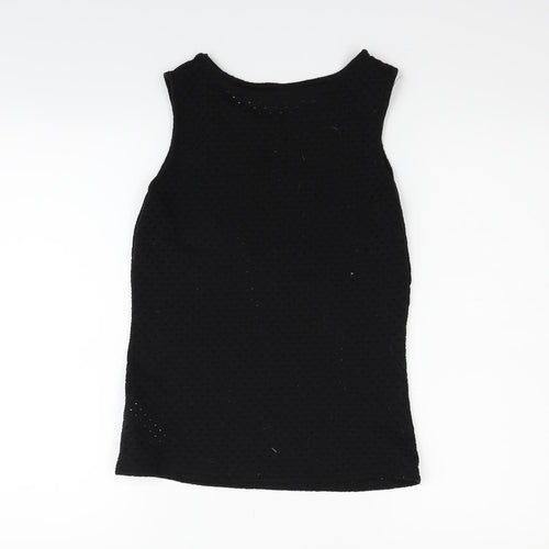 New Look Womens Black   Basic Tank Size 6
