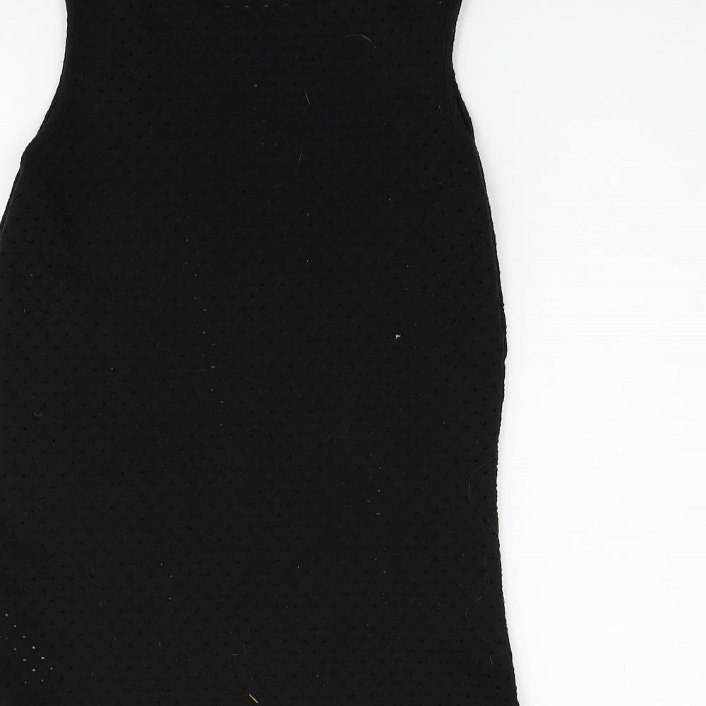 New Look Womens Black   Basic Tank Size 6