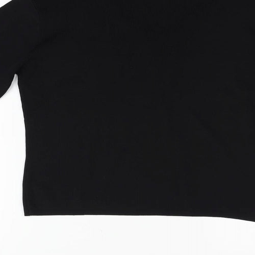 AMARANTO Womens Black   Basic T-Shirt Size M