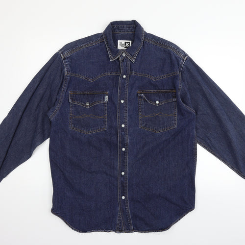 the look Womens Blue   Jacket  Size L