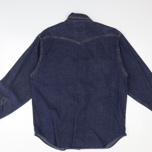 the look Womens Blue   Jacket  Size L