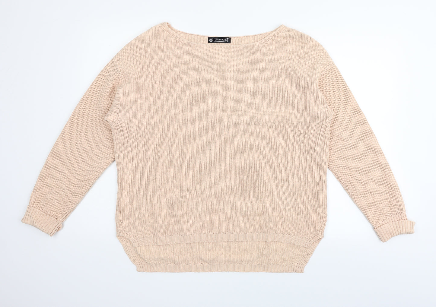 Avenue Womens Beige   Pullover Jumper Size 16