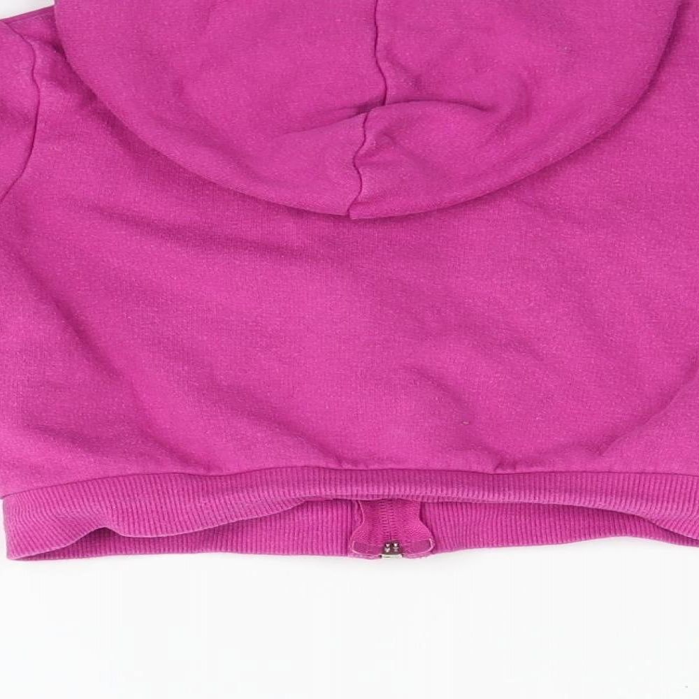 H&M Girls Pink   Full Zip Jumper Size 3-4 Years