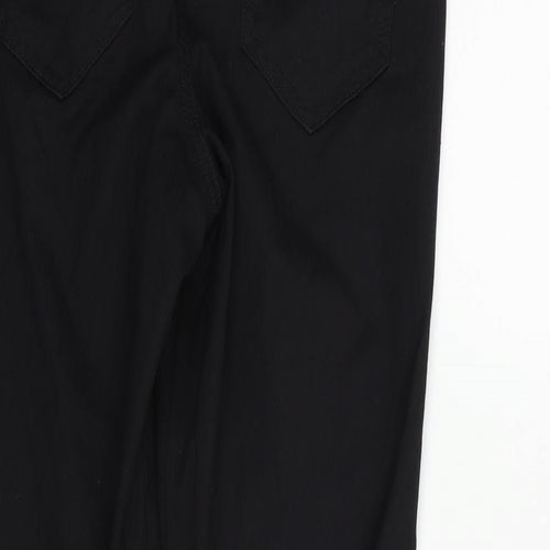 F&F Womens Black   Trousers  Size 12 L29 in