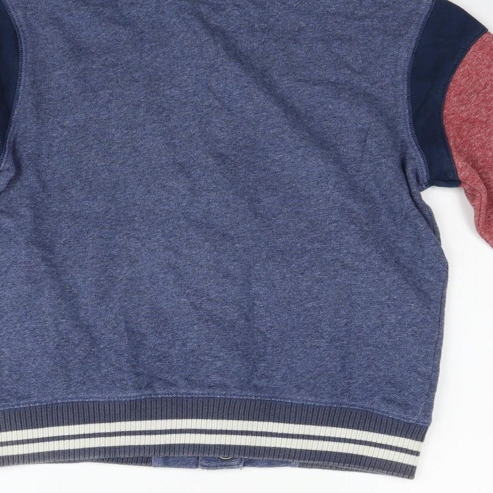 George Boys Blue   Cardigan Jumper Size 8-9 Years  - letter e