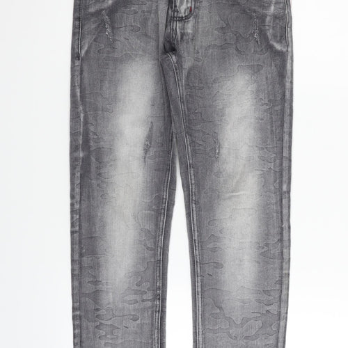 dola elvin Girls Grey   Straight Jeans Size 13-14 Years