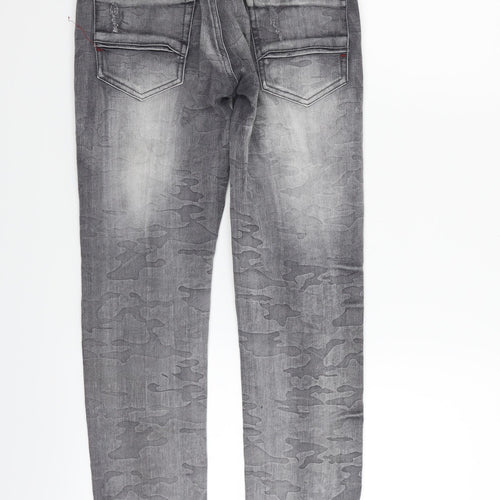 dola elvin Girls Grey   Straight Jeans Size 13-14 Years