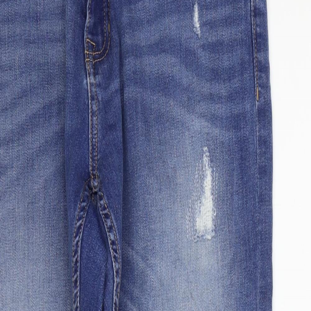 Marks and Spencer Womens Blue   Straight Jeans Size 12 L26 in