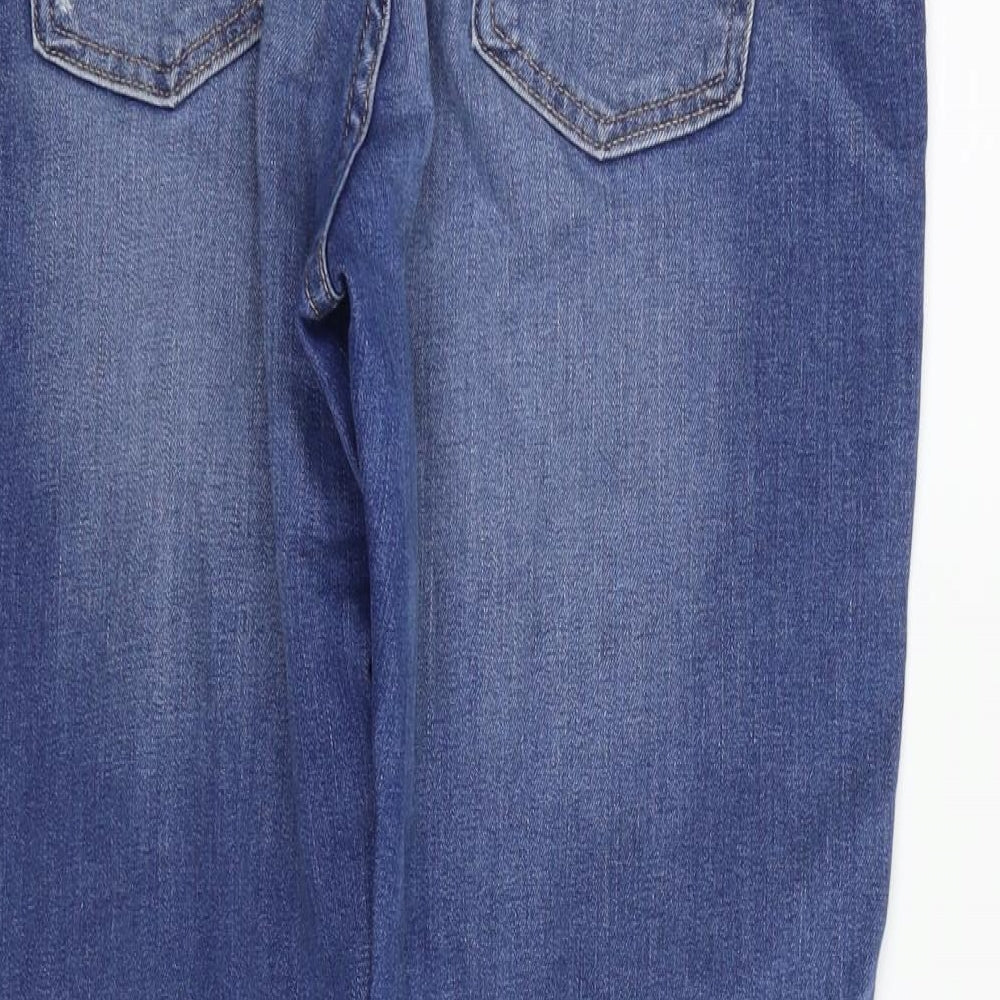 Marks and Spencer Womens Blue   Straight Jeans Size 12 L26 in