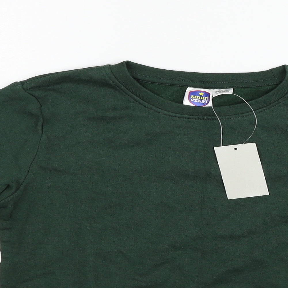 smart start Boys Green   Pullover Jumper Size 8-9 Years