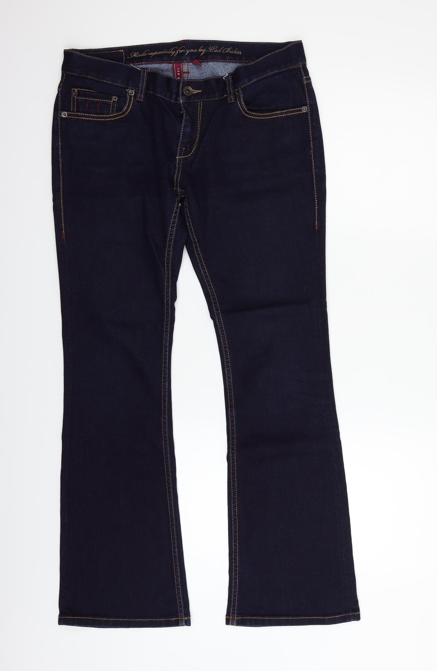 Ted Baker Womens Blue   Straight Jeans Size M L32 in