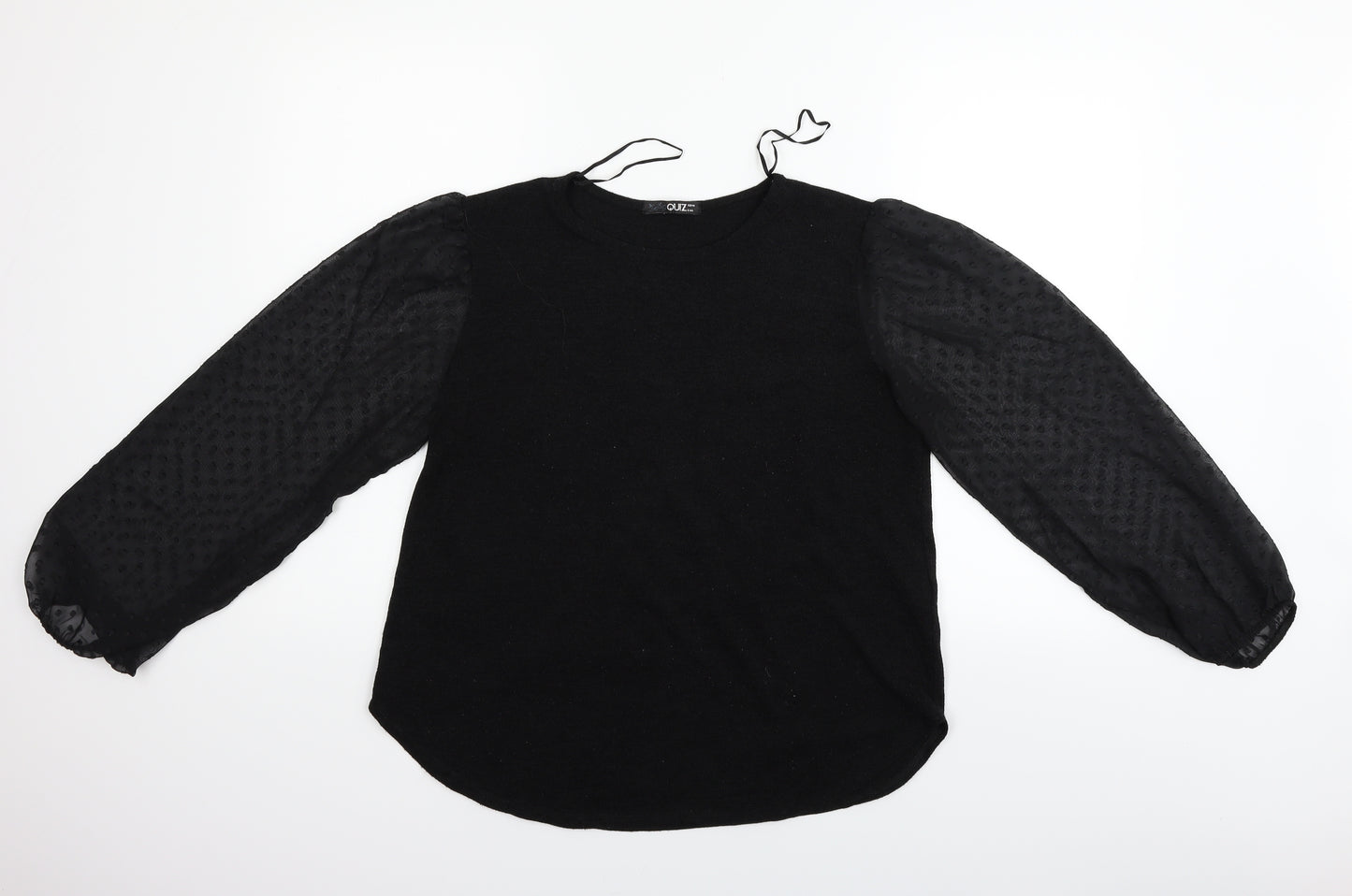 Quiz Womens Black   Pullover Jumper Size 16