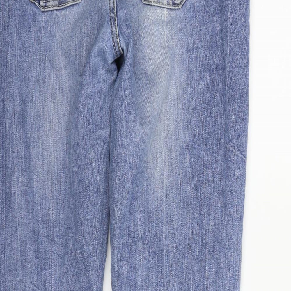 Berksha Womens Blue   Straight Jeans Size 10 L27 in