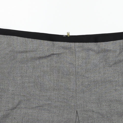 H&M Womens Grey   Flare Skirt Size 12