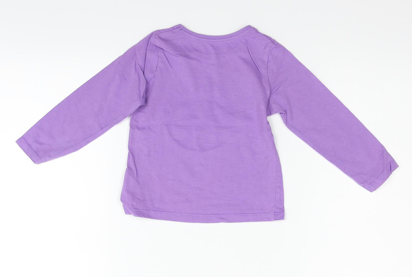 Mothercare Girls Purple   Basic T-Shirt Size 12-18 Months