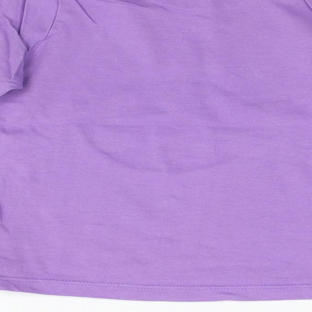 Mothercare Girls Purple   Basic T-Shirt Size 12-18 Months