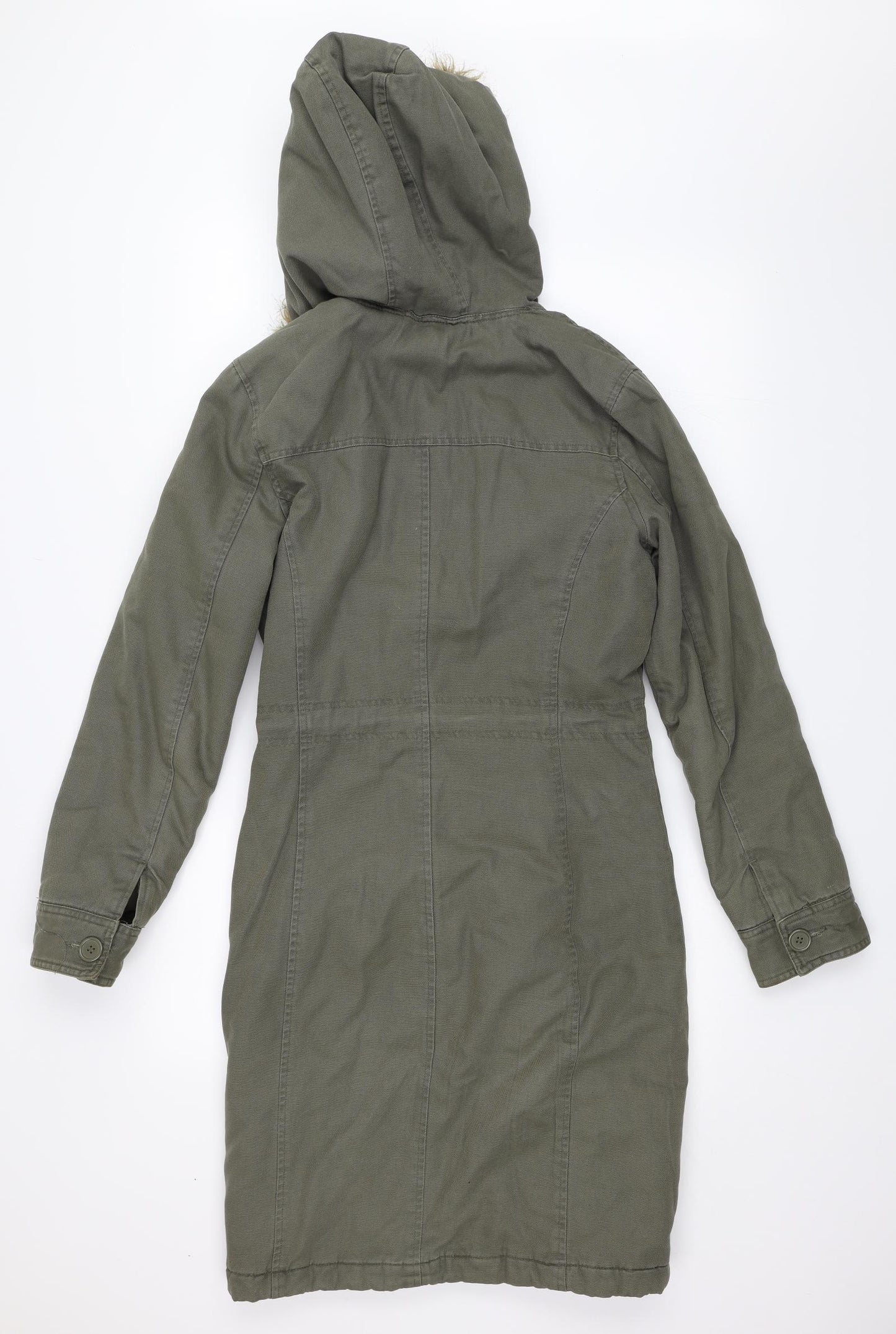 Fluid Womens Green   Parka Coat Size 12