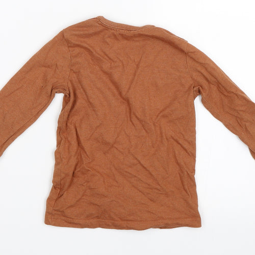 George Boys Brown   Basic T-Shirt Size 18-24 Months