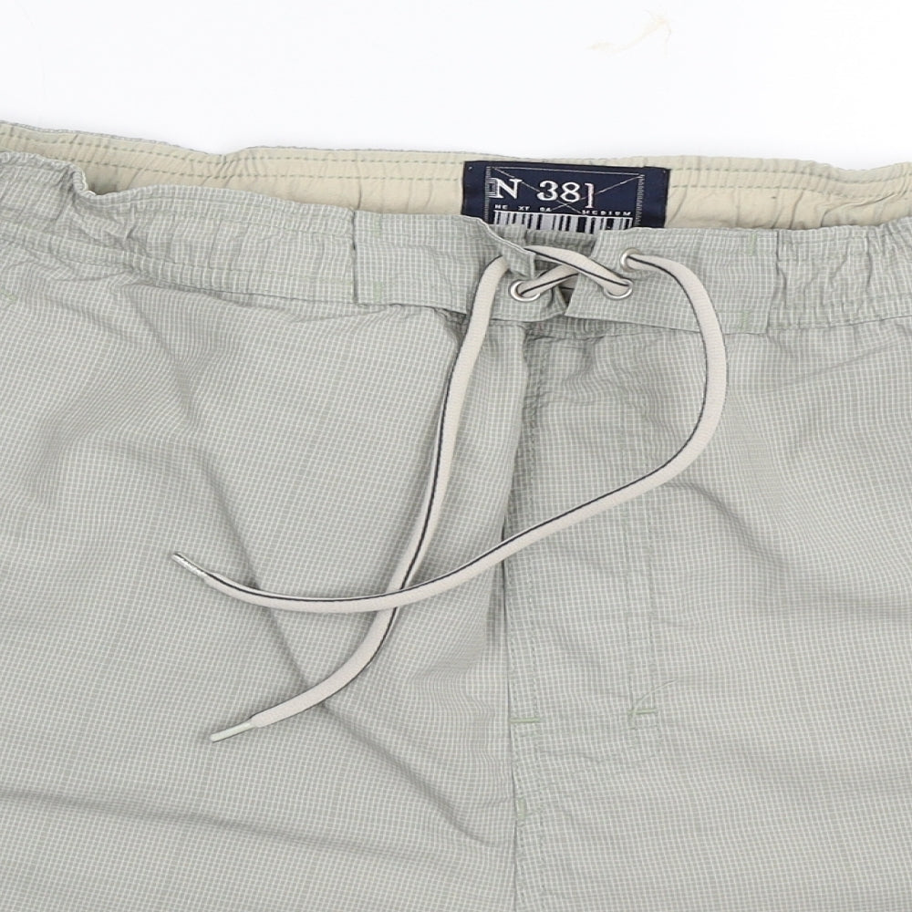 NEXT Mens Beige   Bermuda Shorts Size M - Swim Shorts