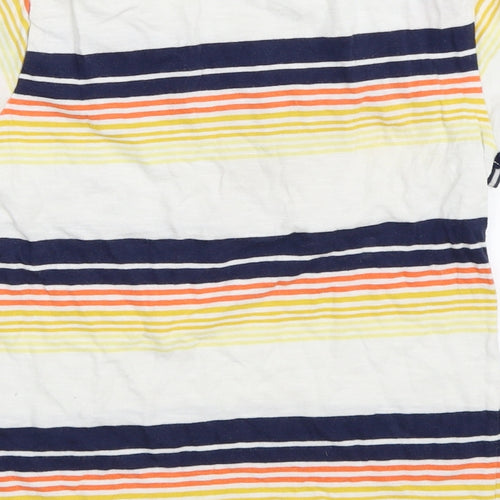 Primark Boys Silver Striped  Basic T-Shirt Size 4-5 Years