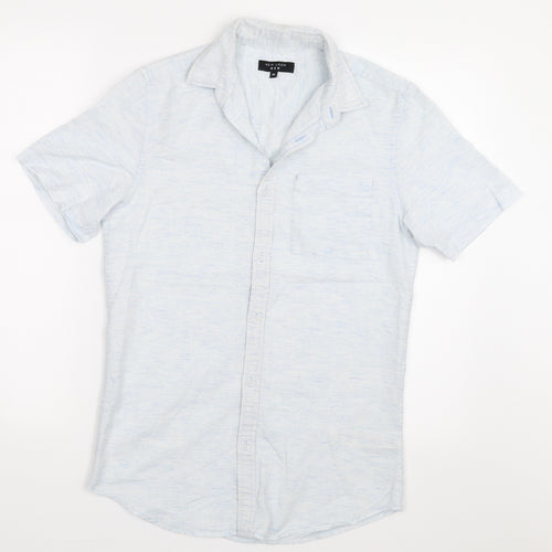 New Look Mens Blue    Button-Up Size XS