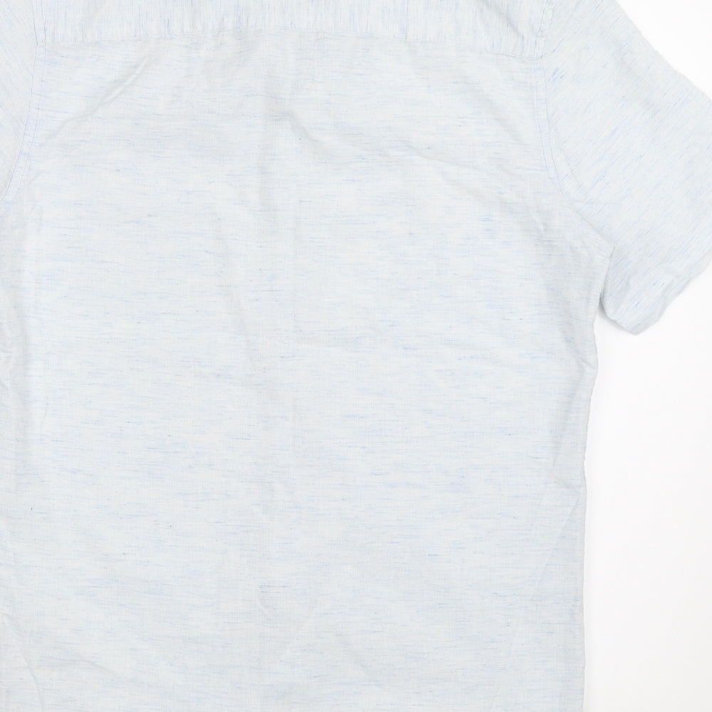 New Look Mens Blue    Button-Up Size XS