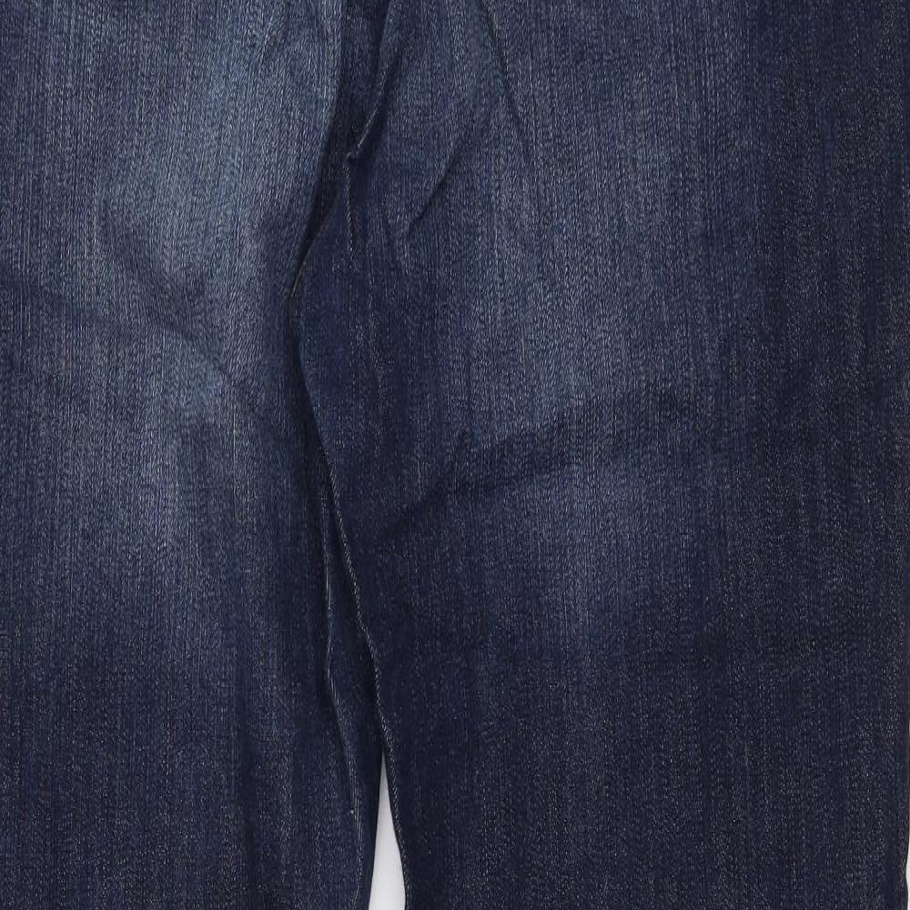 Papaya Womens Blue  Denim Bootcut Jeans Size 16 L30.5 in