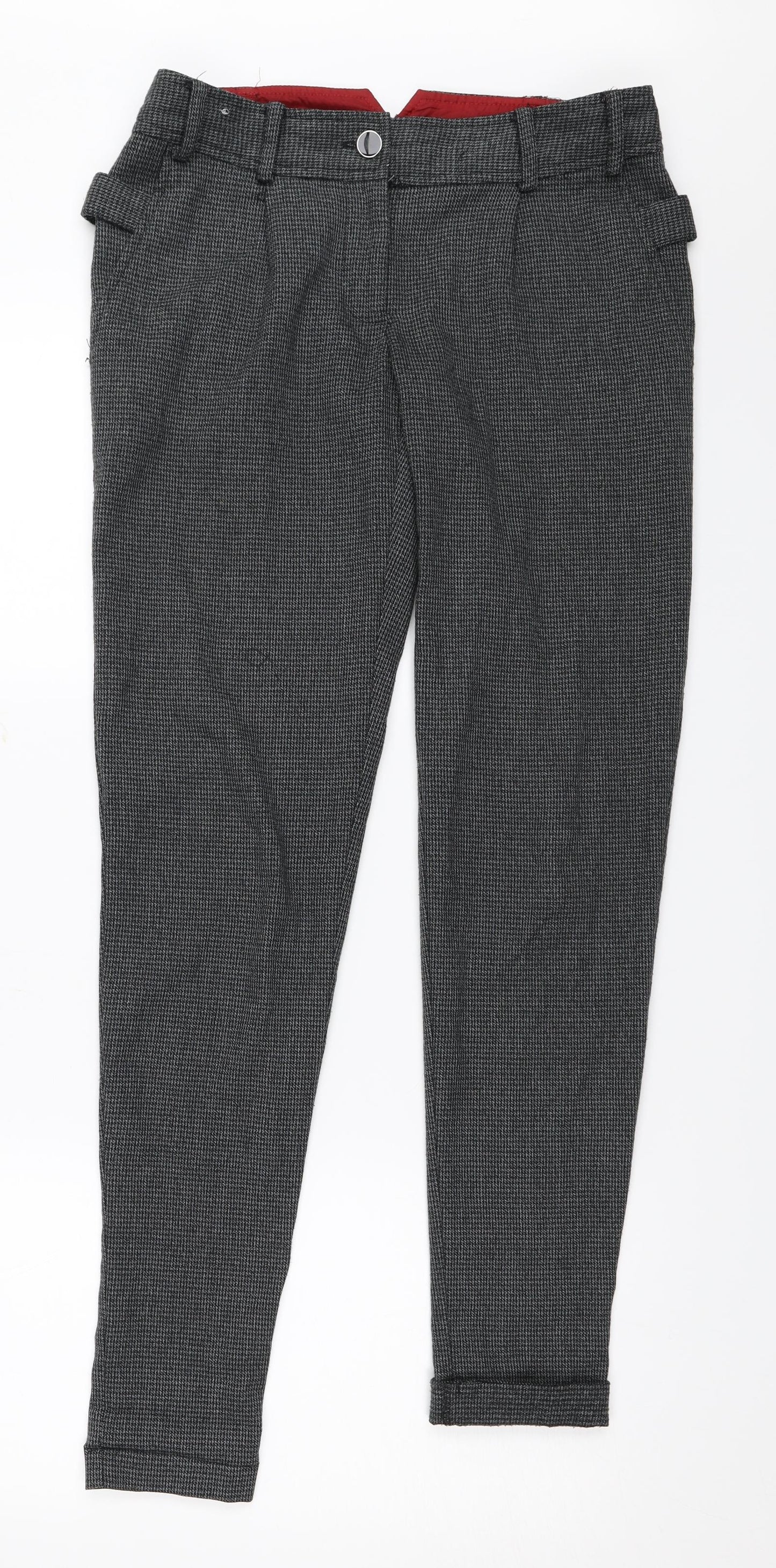 New Look Womens Grey   Capri Trousers Size 6 L29 in