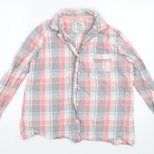 Primark Womens Pink Check  Top Pyjama Top Size 14