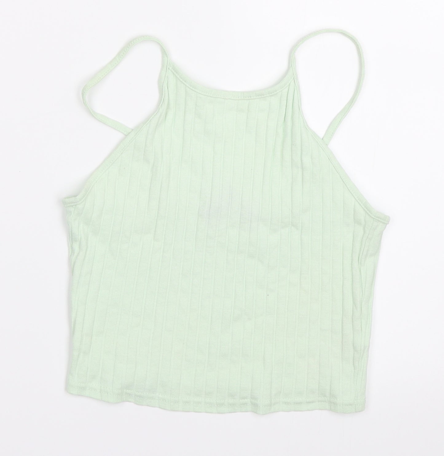 New Look Womens Green   Cropped Tank Size 6