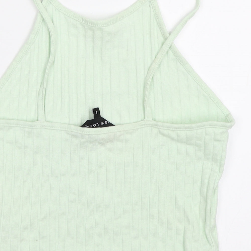 New Look Womens Green   Cropped Tank Size 6