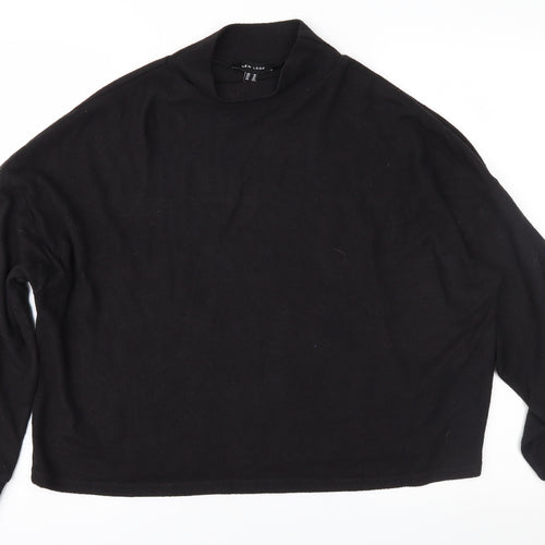 New Look Womens Black  Fleece Pullover Jumper Size M