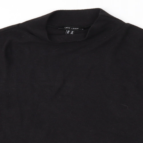 New Look Womens Black  Fleece Pullover Jumper Size M