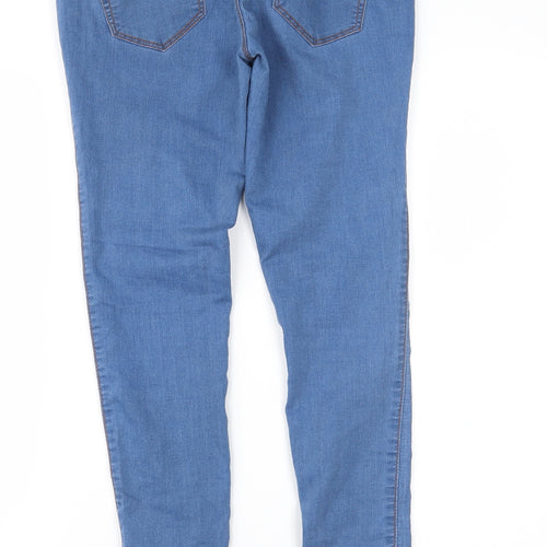 Denim & Co. Womens Blue  Denim Jegging Jeans Size 10 L27 in