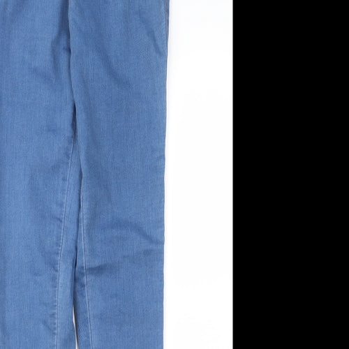 Denim & Co. Womens Blue  Denim Jegging Jeans Size 10 L27 in
