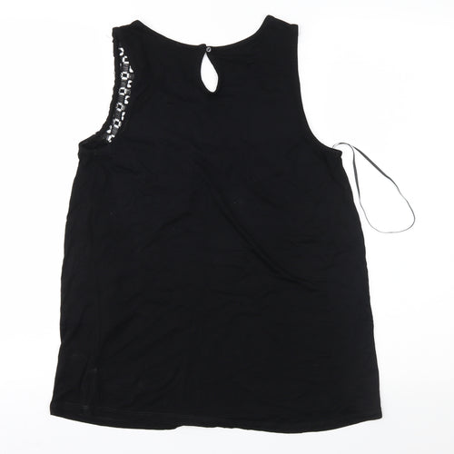 F&F Womens Black   Basic Blouse Size 8