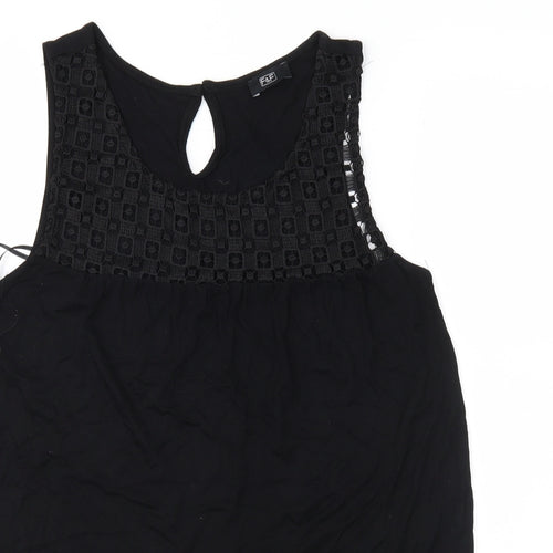 F&F Womens Black   Basic Blouse Size 8