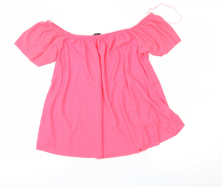 Atmosphere Womens Pink   Basic Blouse Size 6