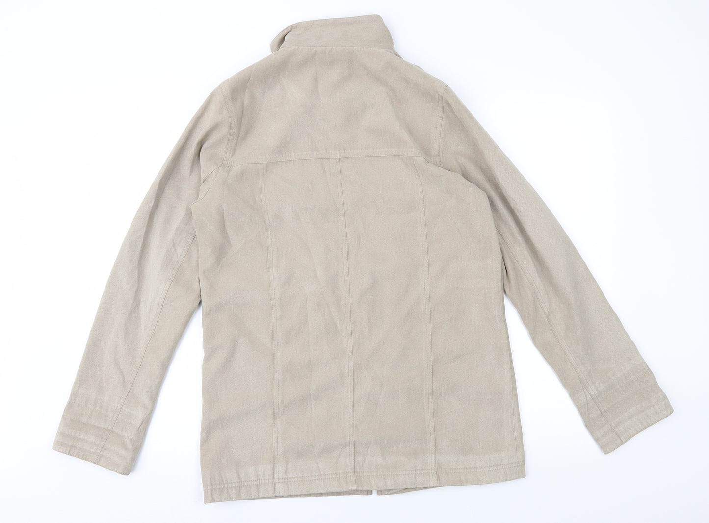 Debenhams Womens Brown   Jacket  Size 10  - Faux Suede