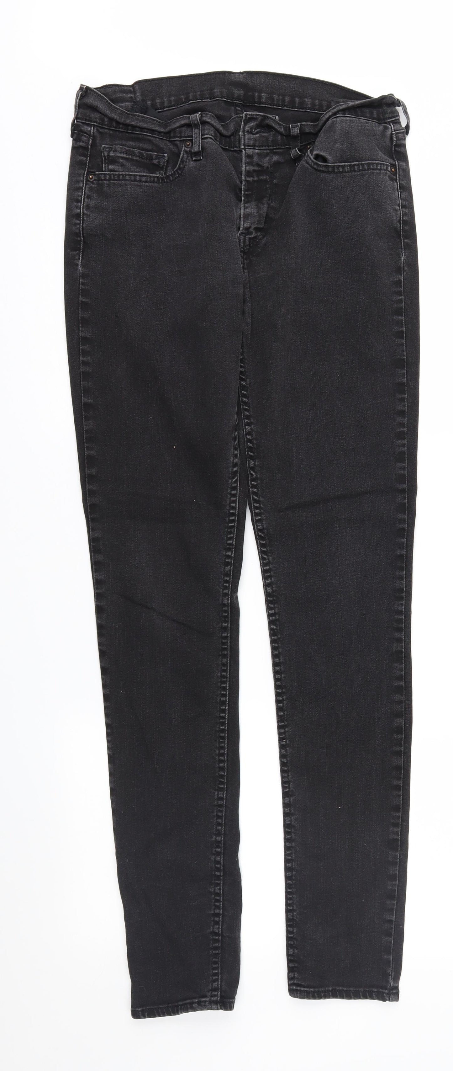Levi's Mens Black  Denim Skinny Jeans Size 29 in L30 in