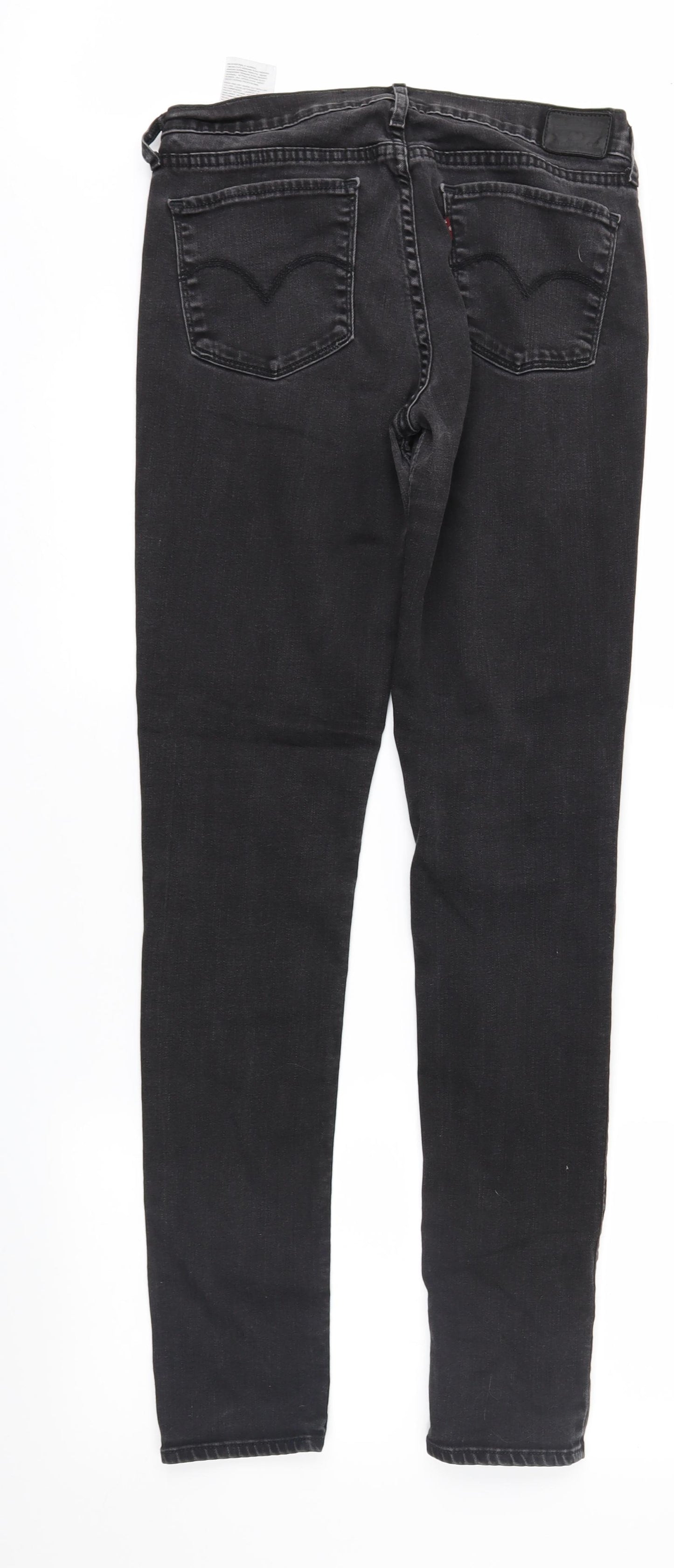 Levi's Mens Black  Denim Skinny Jeans Size 29 in L30 in