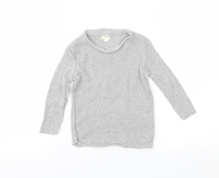 River Island Baby Grey Pullover Jumper Size 9-12 Months