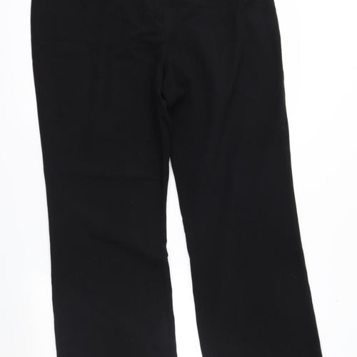 H&M Womens Black   Trousers  Size 16 L28 in