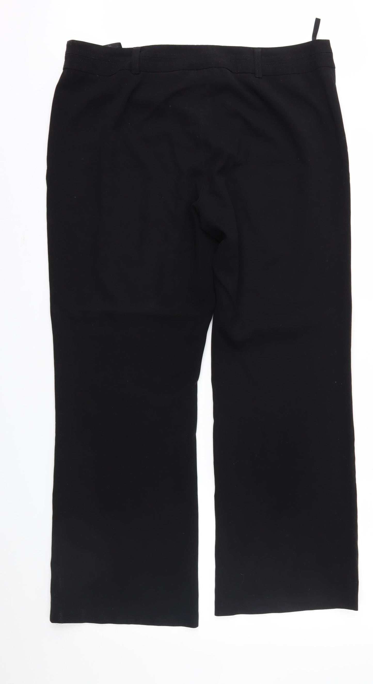 H&M Womens Black   Trousers  Size 16 L28 in