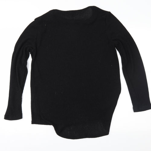 River Island Womens Black   Pullover Jumper Size M
