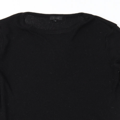 River Island Womens Black   Pullover Jumper Size M