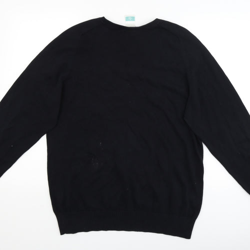 Perform Mens Black   Pullover Jumper Size L