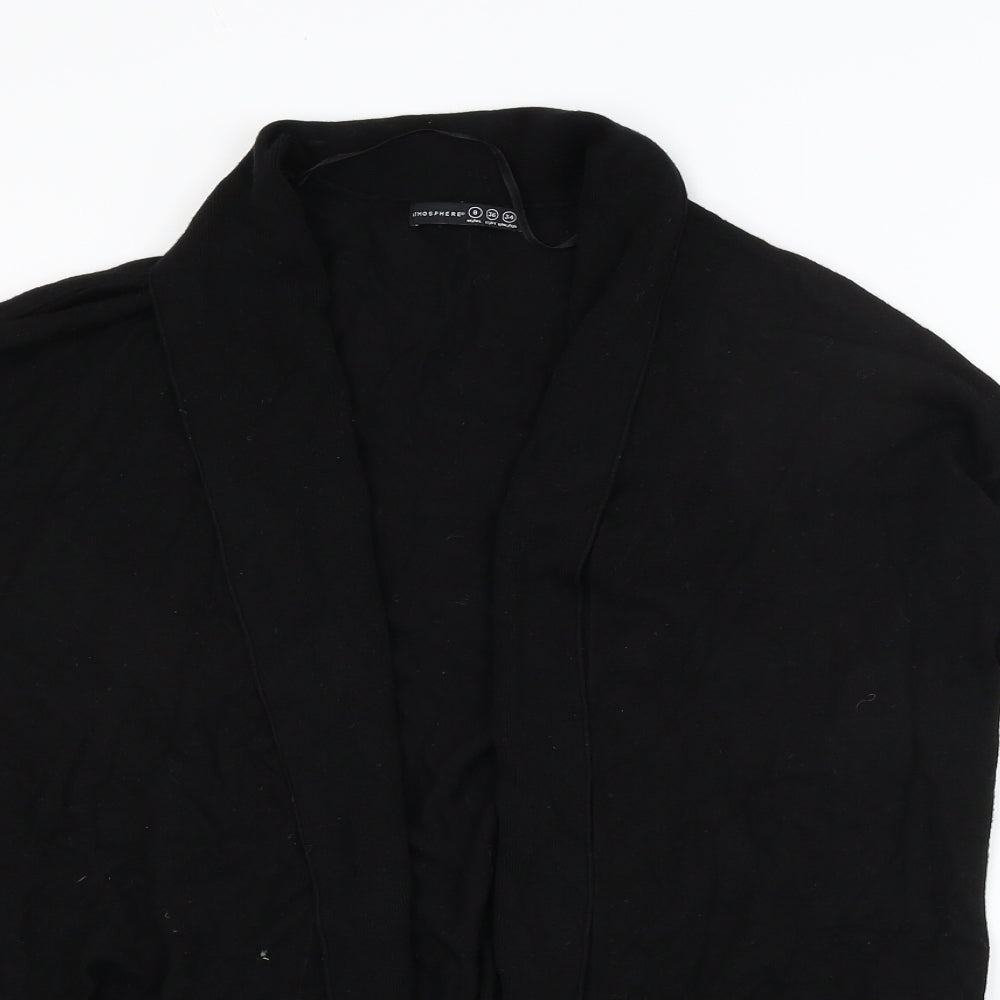 Atmosphere Womens Black   Wrap Jumper Size 8