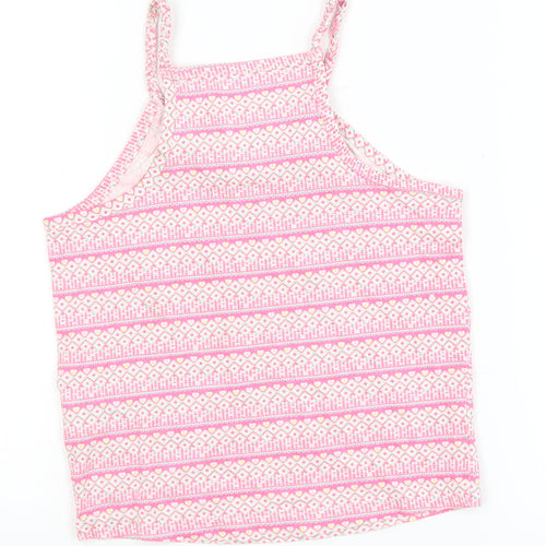Young Dimension Girls Pink Geometric  Camisole Tank Size 4-5 Years