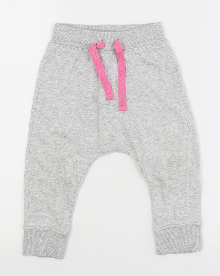 H&M Baby Grey Jogger Trousers Size 12 Months